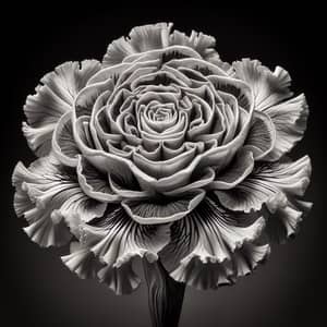 Intricately Pressed Chimera Flower Photo