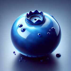 Indigo Blueberry-Like Gleaming Object | Website Name