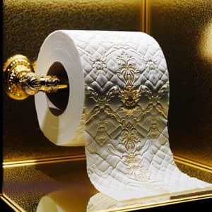 Luxurious Plush Toilet Paper: Superior Comfort & Opulent Design