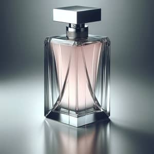 Premium Geometric Design Perfume Bottle | Delicate Pink Floral Scent