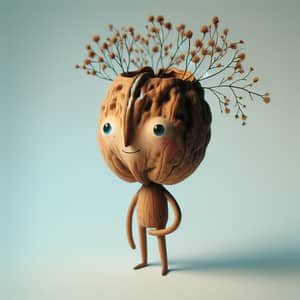 Whimsical Walnut Character Imagery