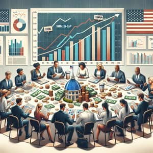 Investing in Small-Cap Companies in the US - Diverse Illustration