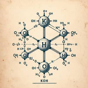 Lewis Structure of KOH: Potassium Hydroxide Diagram