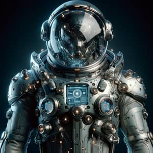 Advanced Astronaut Suit: Futuristic Space Technology