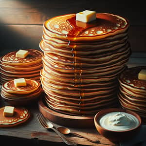 Lush and Delicious Russian Pancakes - Golden Brown Blini Stack
