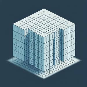 Mathematical Matrix Representation in Grid Structure