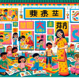 Multicultural Cantonese Language Kindergarten for Creative Learning