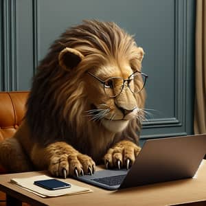 Timid Lion Software Developer | Fantasy Novel Character