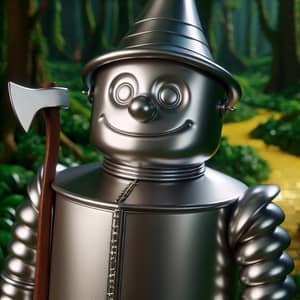 Tin woodman from the wizard of oz in Green Forest