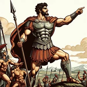 Ancient Greek Art: Mighty Empire Builder Illustration