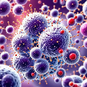Nanoparticles Infused with Medicine: Scientific Illustration