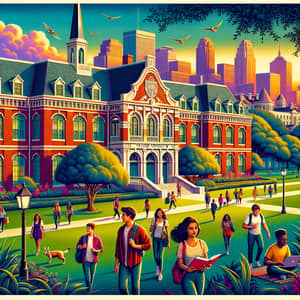 Xavier University of New Orleans Poster - Campus Life and Skyline Views