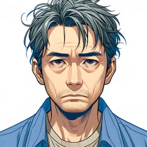 Average-Looking Middle-Aged East Asian Man Appearance | Character Description