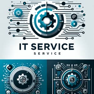 Professional IT Service Logo Design | Innovative & Reliable