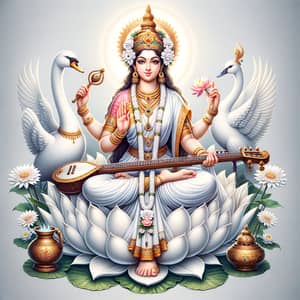 Saraswati: Hindu Goddess of Knowledge & Wisdom