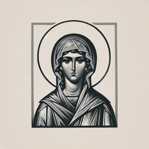 Saint Tatiana Byzantine Icon | Holy Martyr Symbolism