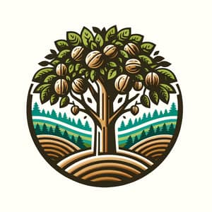 Walnut Trees Logo for Sustainable Timber Farm