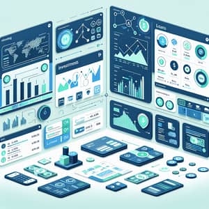 Modern Digital Financing Platform with Interactive Financial Tools