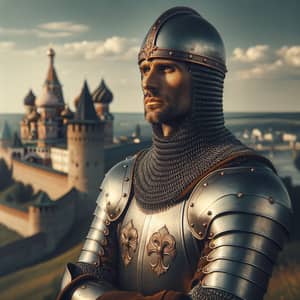 Majestic Medieval Figure in Armor | Historical Splendor