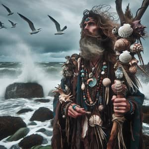 Shaman of the Sea: Mystical Figure of Ocean Wisdom & Power