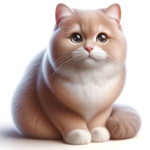 Clean and Playful Cat with Shiny Fur | Tranquil and Happy Feline