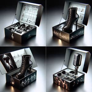 Distinctive Shoe Box Inspired by Multifaceted Female Entertainer