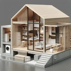 Sustainable 50 Sqm House Design for Low-Income Individuals
