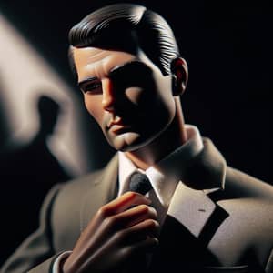 Mysterious Man In Vintage Film Noir Aesthetic Ai Art Generator Easy