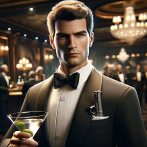Sean Connery as James Bond: Iconic Casino Scene