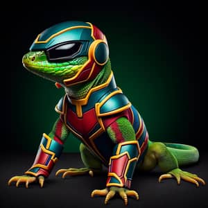 Superhero Inspired Lizard Costume for a Brave Defender