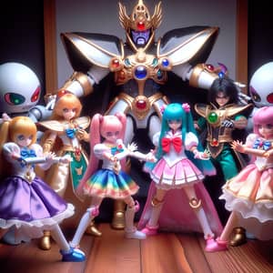 Magical Doll Battle: Realistic Showdown Against Space Emperor