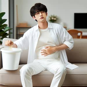 Korean Teenage Boy Pregnancy Photoshoot