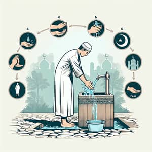 Islamic Ritual of Wudu: Steps for Purification