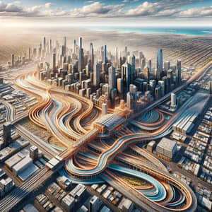 Breathtaking Aerial Cityscape Photography | Infrastructure Project