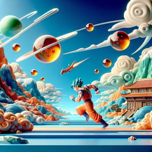 Fantastical Dragon-Ball-Like Universe | High-Energy Action Scene