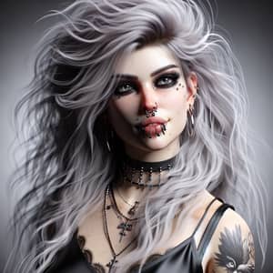 Fantasy Gothic Woman Art | Photorealistic Illustration