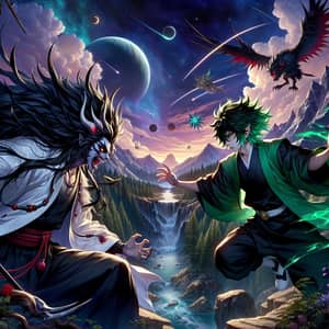 Epic Battle: Toji Fushiguro vs. Midoriya in Jujutsu Kaisen
