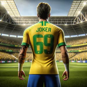 Brazilian Soccer Player in Iconic 'Joker' Jersey | Player 69