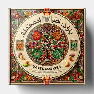 Luxurious BEESAN Maamoul Dates Cookies Packaging Design