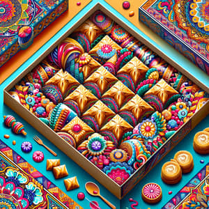 Colorful Baklava Packaging Design Inspired by Indonesian Heritage