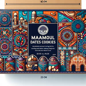 Vibrant BEESAN Maamoul Dates Cookies Packaging Design