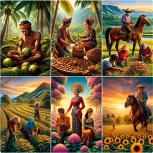 Cultural Harvests across Indonesia | Traditional Attire & Farming