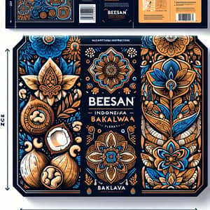 Luxurious Indonesian Inspired Baklava Packaging | BEESAN Nusantara Inspirations