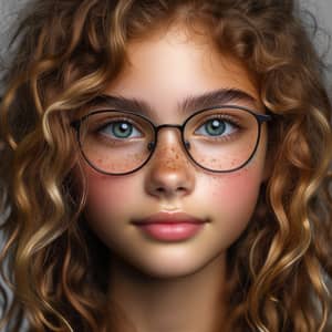 14-Year-Old Strawberry Blonde Curly Ginger Girl | Polish & Kurdish Descent