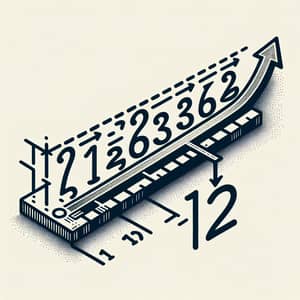 Square Root of 12 on Number Line - Visual Explanation