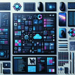 Tech Gadgets Mood Board for IT Company Instagram Page
