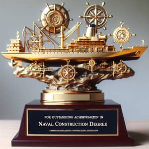 Topper Trophy - Naval Construction Degree Achievement