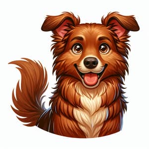 Chestnut-Brown Medium-Sized Dog | Loyal & Friendly Pet