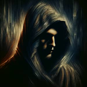 Enigmatic Gothic Figure in Flowing Cloak | Dramatic Digital Painting