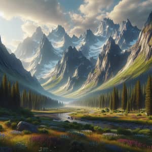 Realistic Mountain Landscape Photography | Nature's Beauty